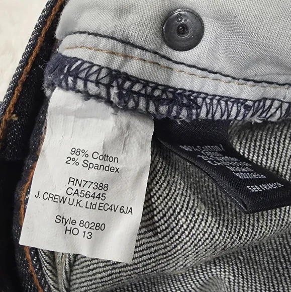 J. Crew Matchstick‎ Bootcut Dark Denim Jeans 26 - Picture 7 of 7